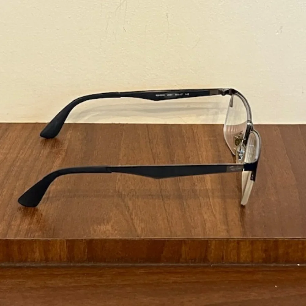 Ray Ban RB6335 2947 Eyeglasses, 54-17-145, Half Rim, Blue